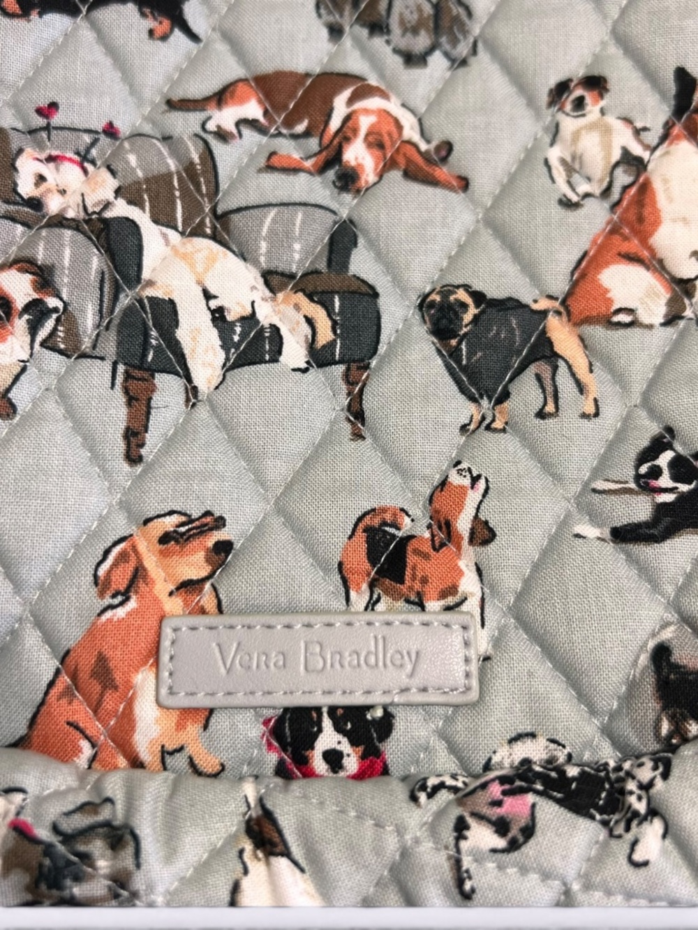 Vera Bradley Sling Bag "Best in Show" Dog Pattern NWT - Picture 5 of 8